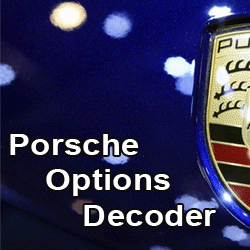 Channel P101tv Porsche Options Decoder